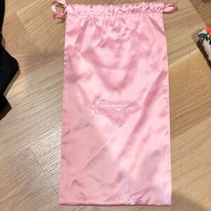 Large silk Loveshackfancy Stanley silk pouch